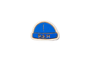 Pins " bonnet bzh " bleu en bois  