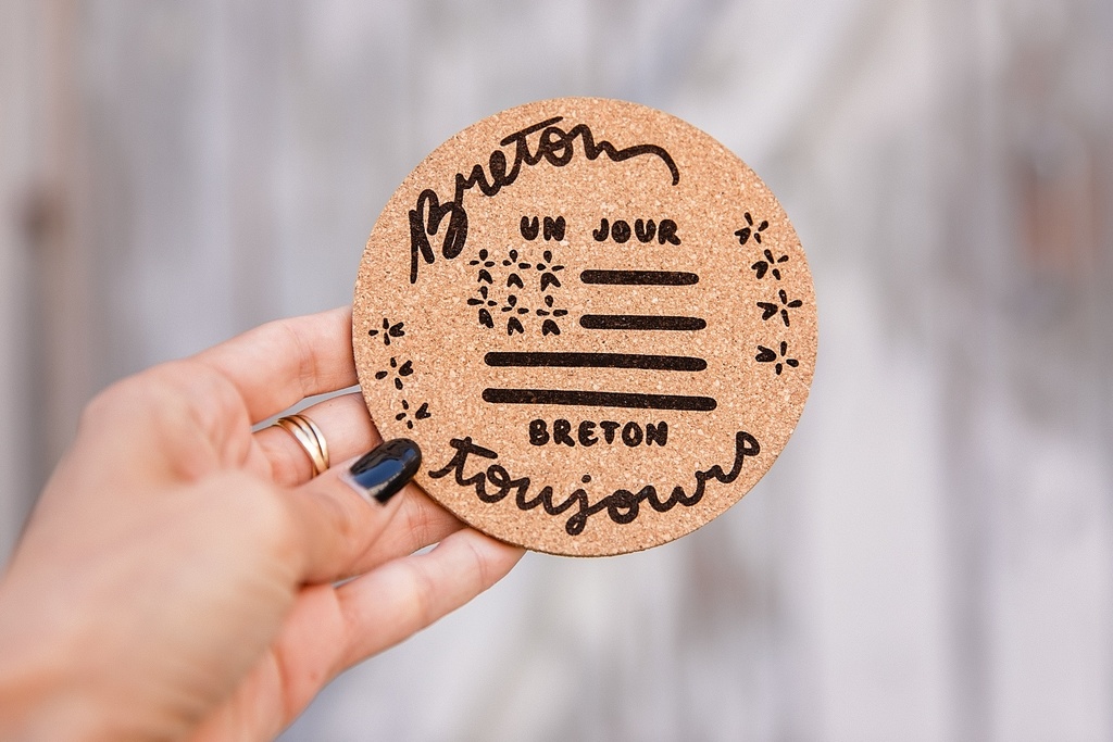 Dessous de verres Breton un jour Breton toujours