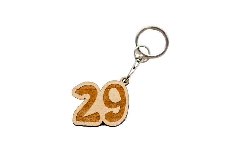 Porte- clés 29 en bois 