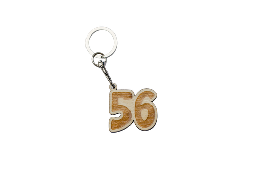 Porte- clés 56 en bois  