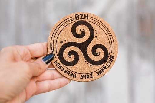 Dessous de verres BZH Bretagne Zone Heureuse 