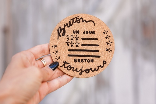 Dessous de verres Breton un jour Breton toujours