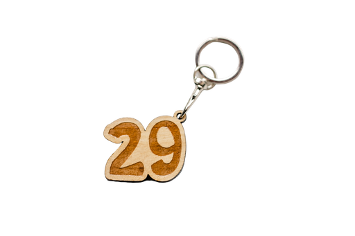 Porte- clés 29 en bois 